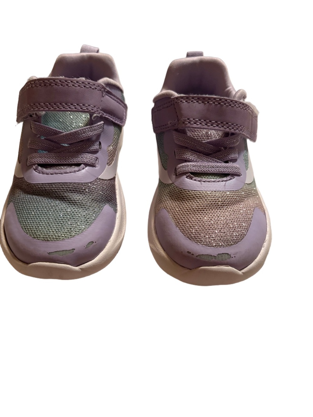 Toddler Lightweight Lilac and Grey Shoes Size 8